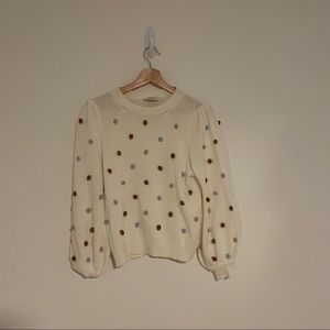 Roolee Pom Pom sweater in large
